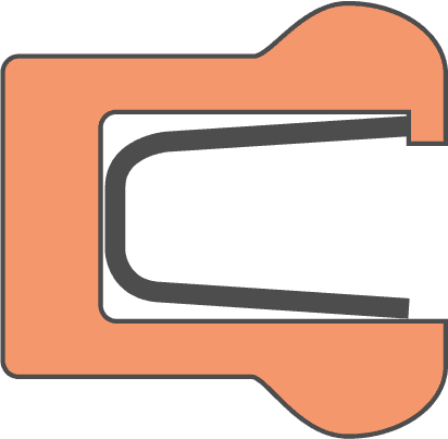 Cantilever / Finger Spring PTFE Spring Energized Seal SES