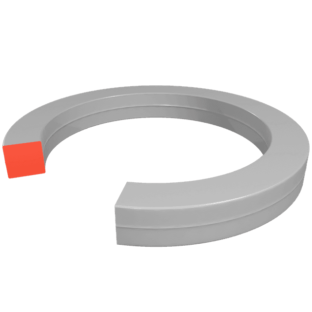 Infinite diameter square rings made by continuous molding or vulcanizing for large sealing.