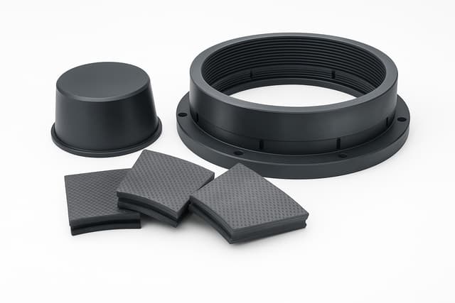 Carbon Filled Custom PEEK Parts