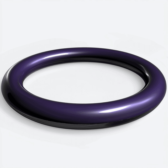 Purple PTFE coated O-rings for reduced friction and reliable sealing in harsh environments.