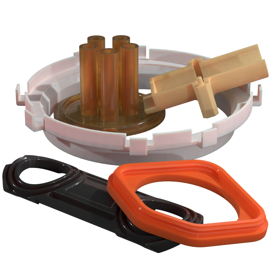 Request a quote from Canyon Components for custom and standard O-rings, gaskets, and seals in Kalrez®, Canrez®, Chemraz®, and Parker® materials.