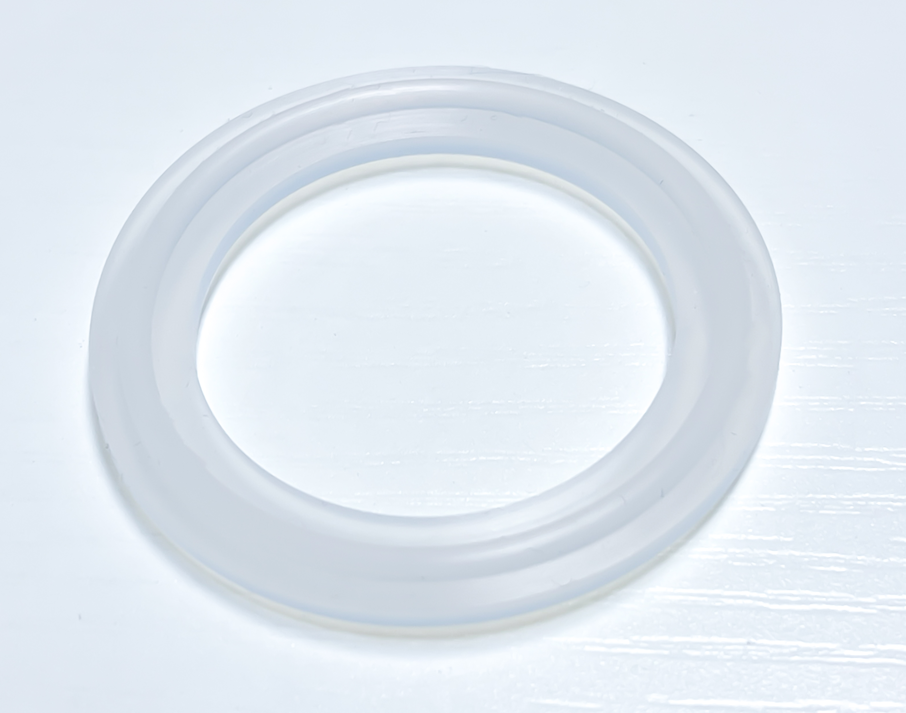 Platinum Cured USP Class VI Silicone Triclamp Gasket custom rubber, plastic, and metal parts from Canyon Components