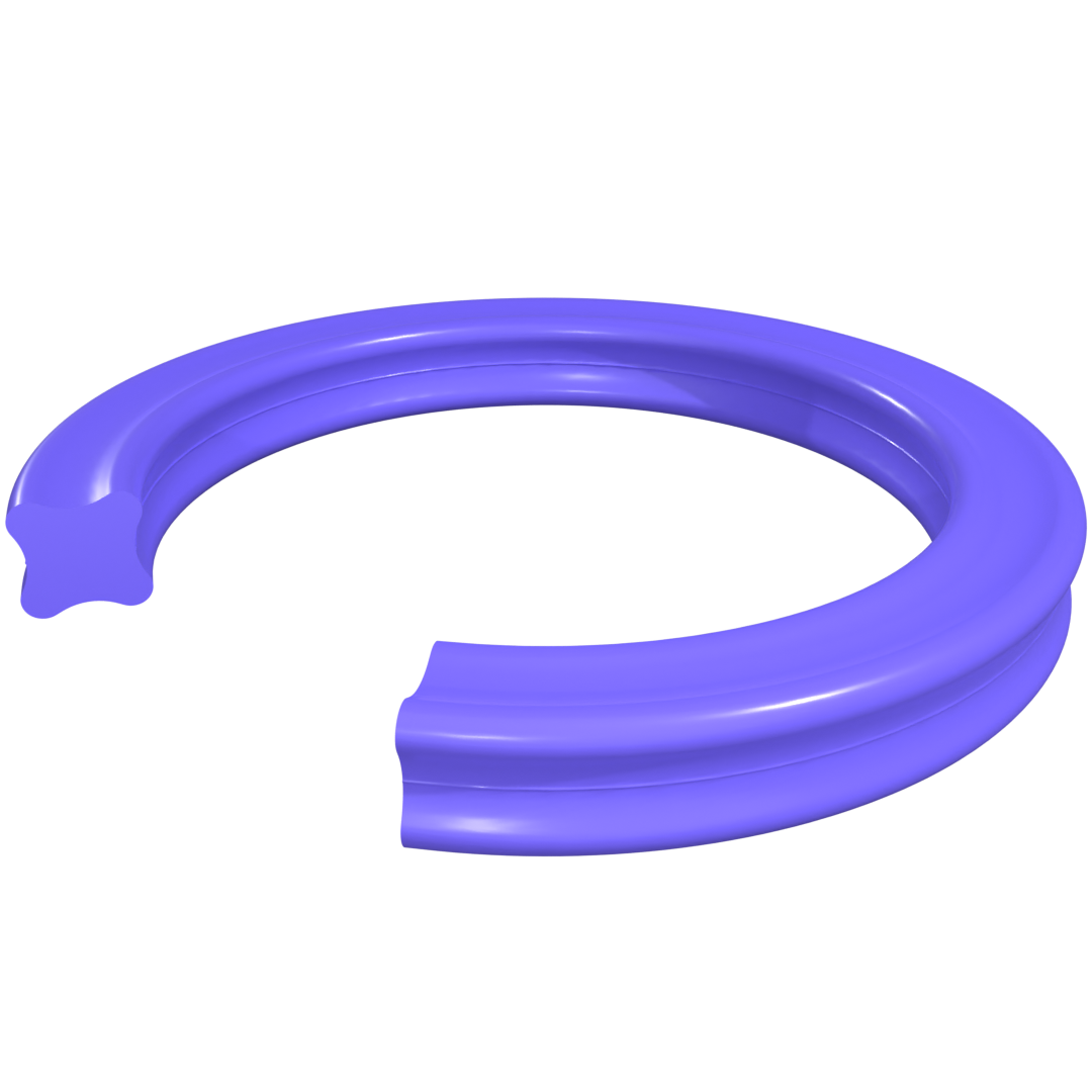 Fluorosilicone x-ring cord