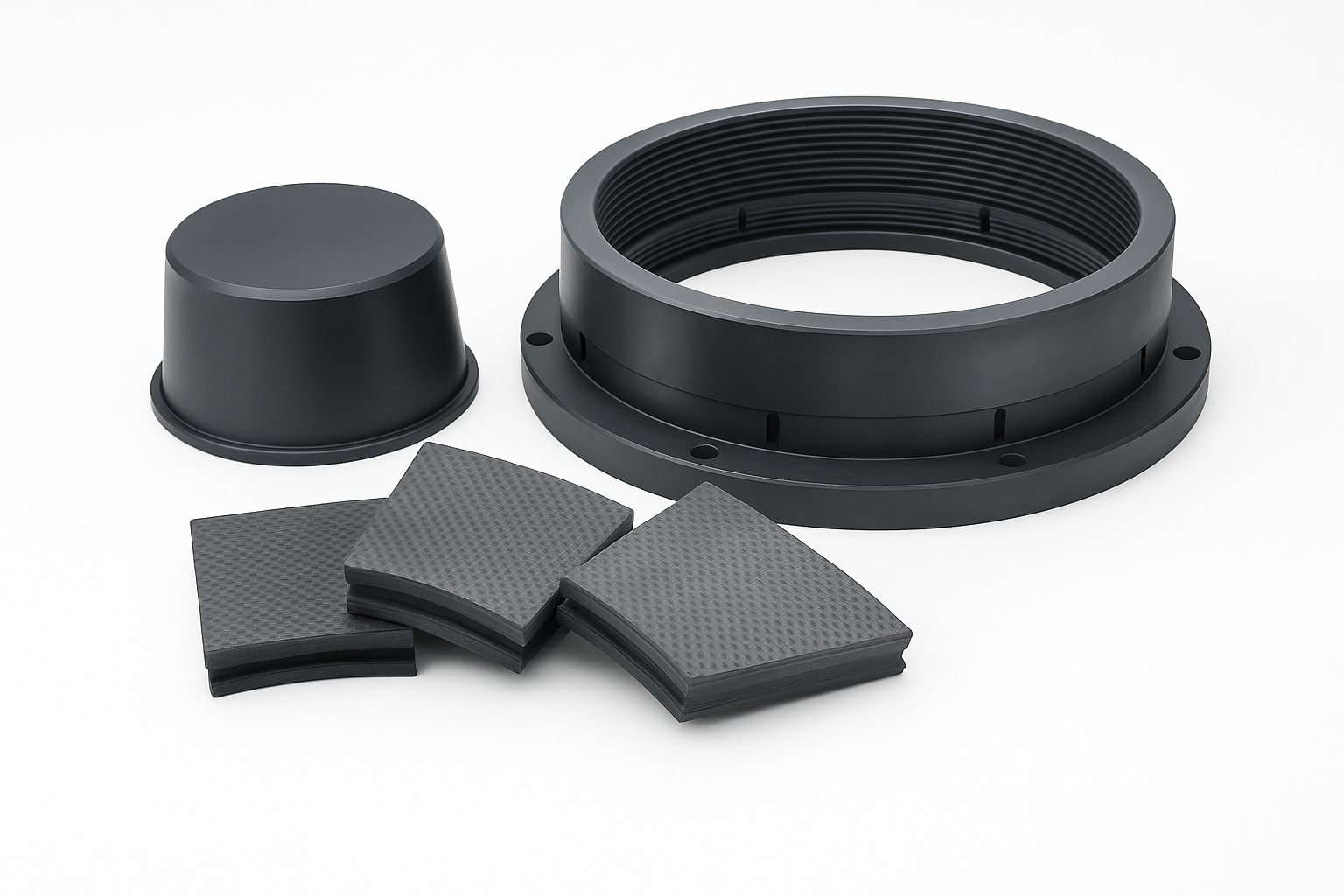 Carbon Filled Custom PEEK Parts