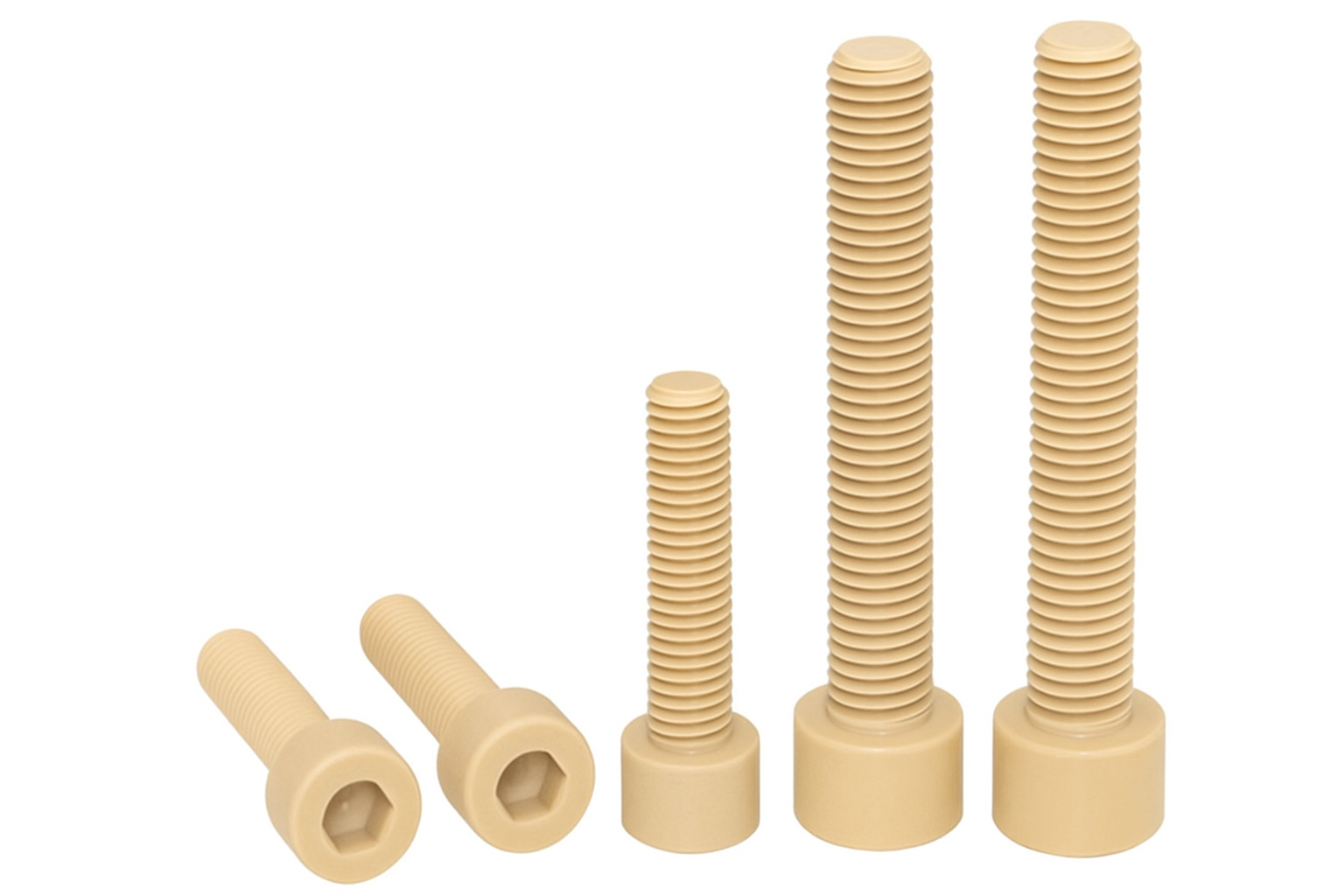 Virgin PEEK Fasteners for Extreme Applications