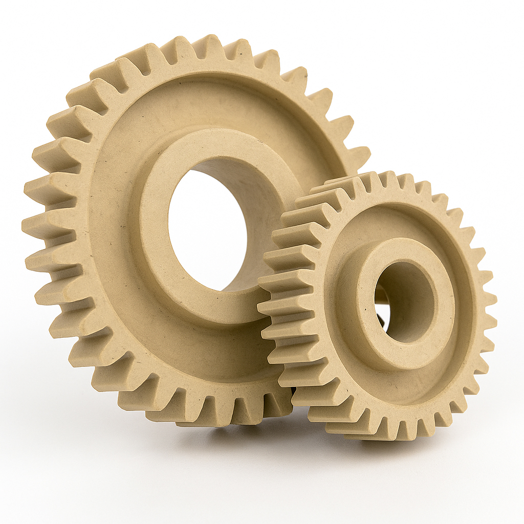 Glass Fiber Filled PEEK Gears