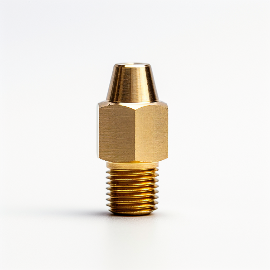 Brass nozzle for high temperature extrusion
