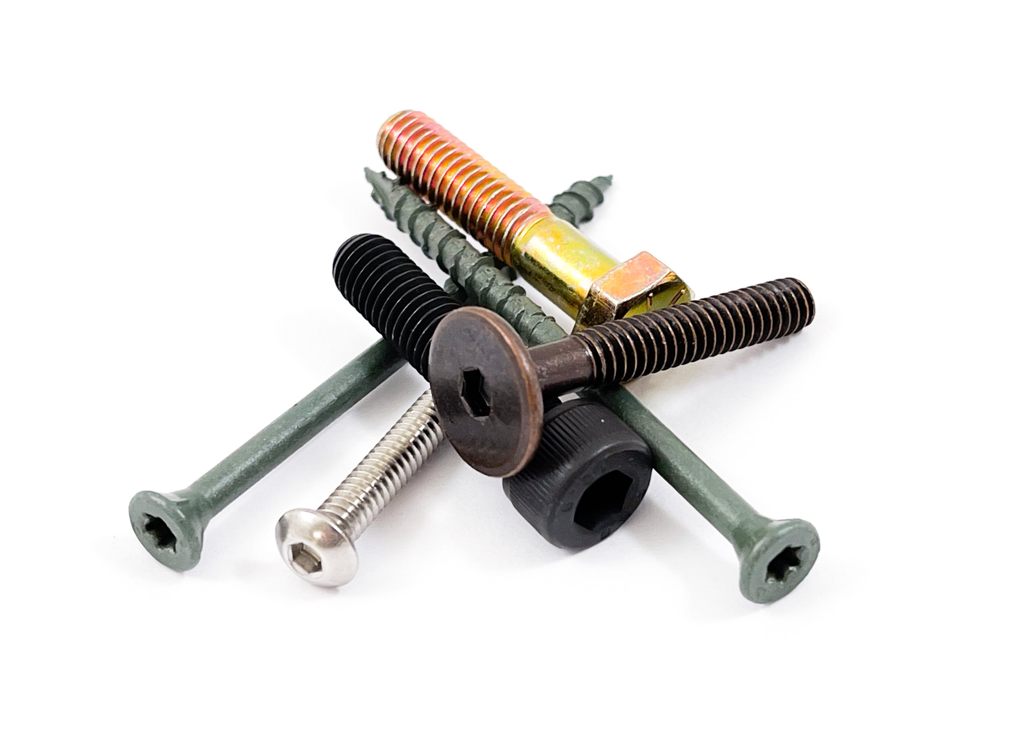 Standard and custom fasteners from Canyon Components in stainless steel, carbon steel, aluminum, brass, copper, titanium, and engineering plastics.