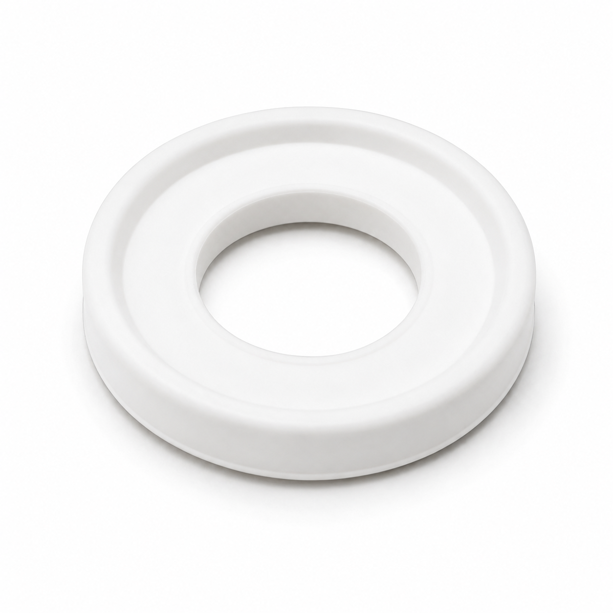 Sanitary gaskets from Canyon Components in FDA, USP Class VI, and 3A compliant materials for hygienic sealing in food and beverage processing.